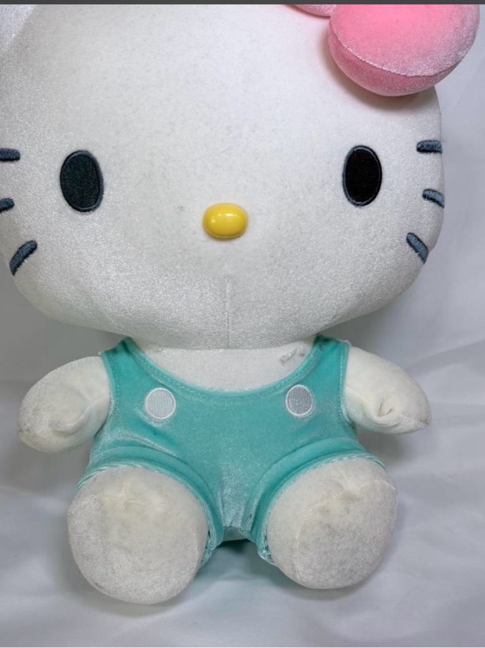 Hello Kitty Plush in Mint Teal Romper